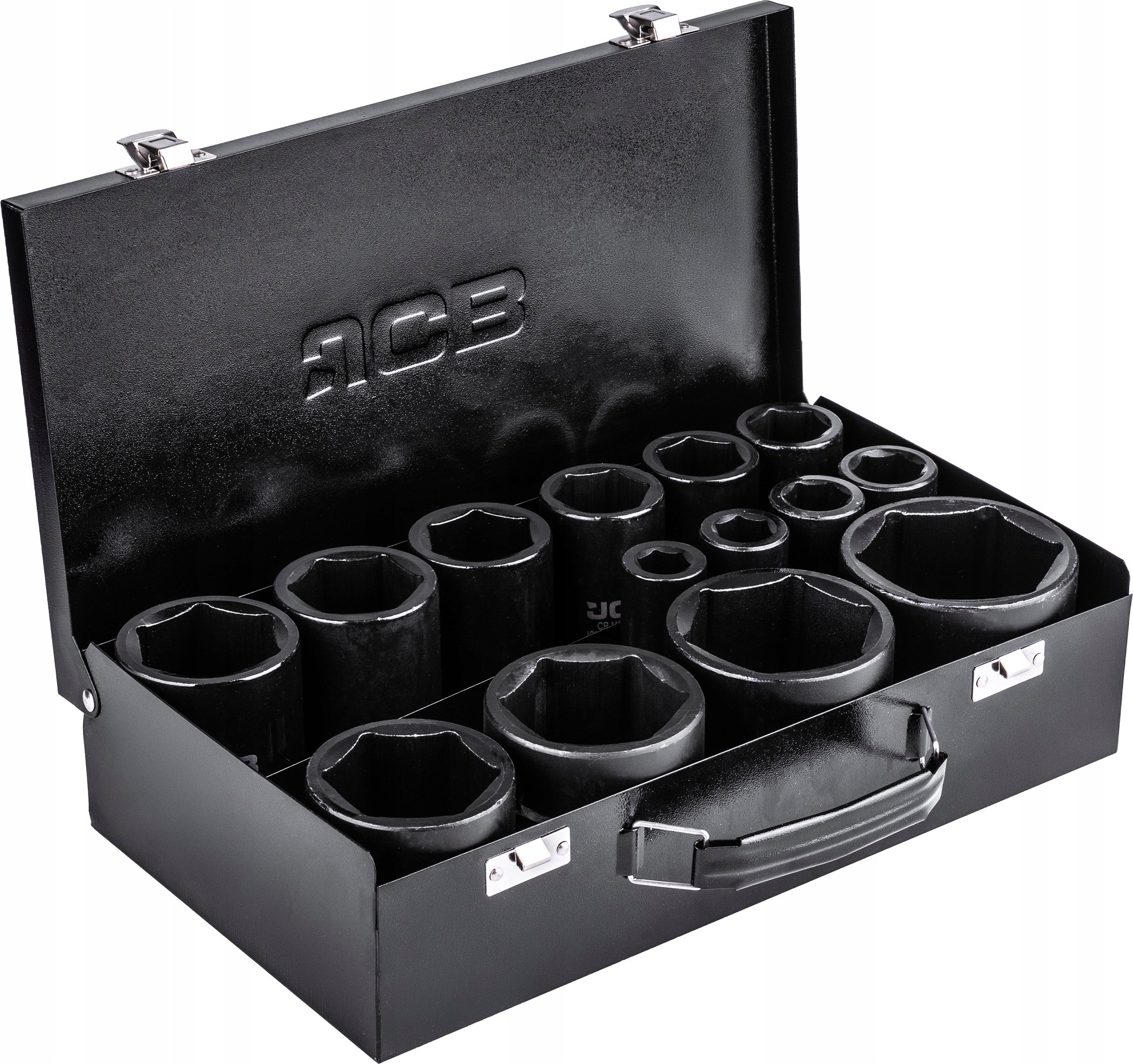 Całość zamknięta w praktycznej walizce