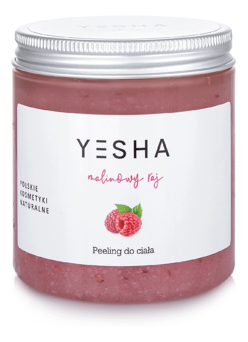 YESHA Peeling do ciała Malinowy Raj 250 ml – piękno w zasięgu ręki