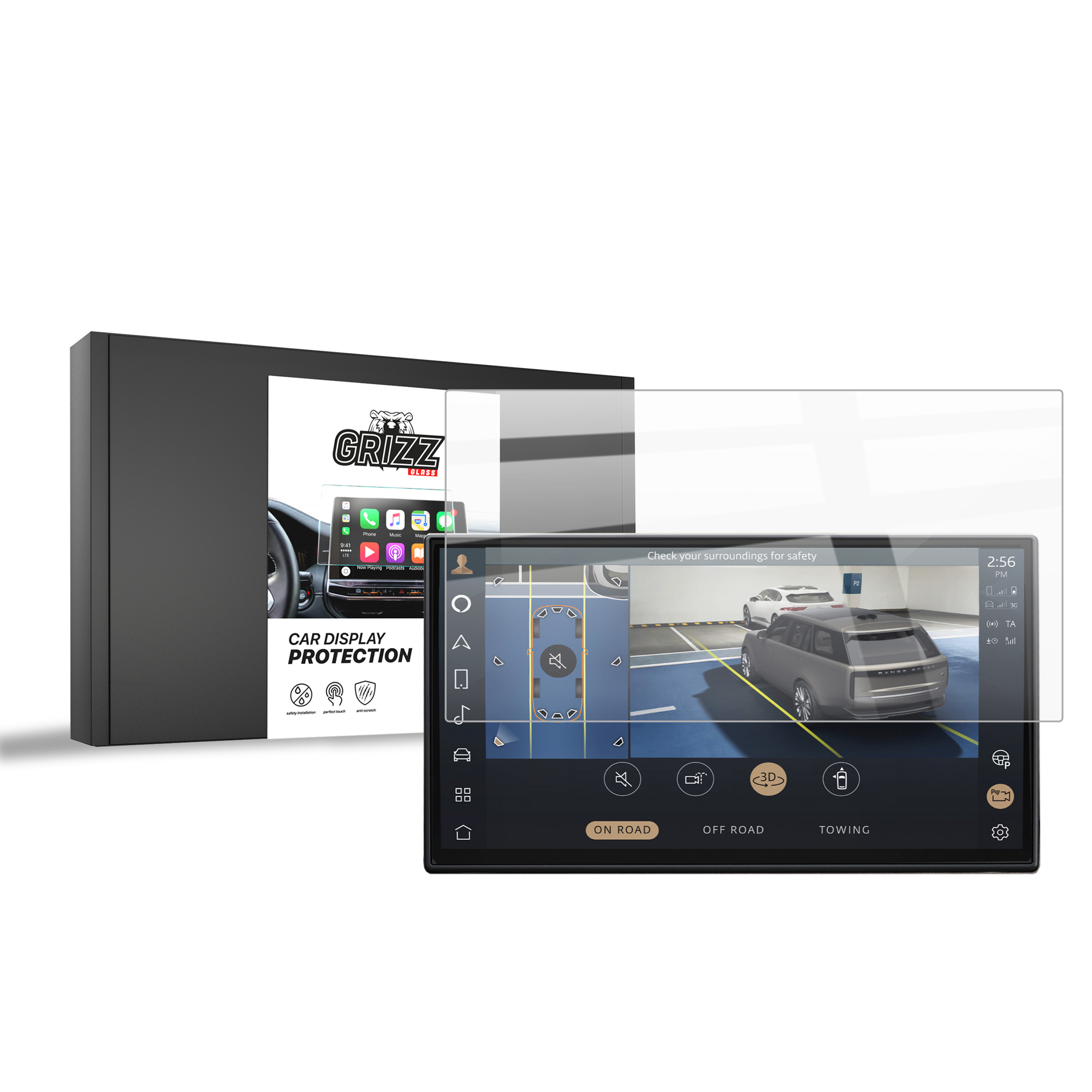 Folia ceramiczna GrizzGlass CarDisplay Protection do Land Rover Defender 2 (2023-2024) – Doskonała ochrona ekranu