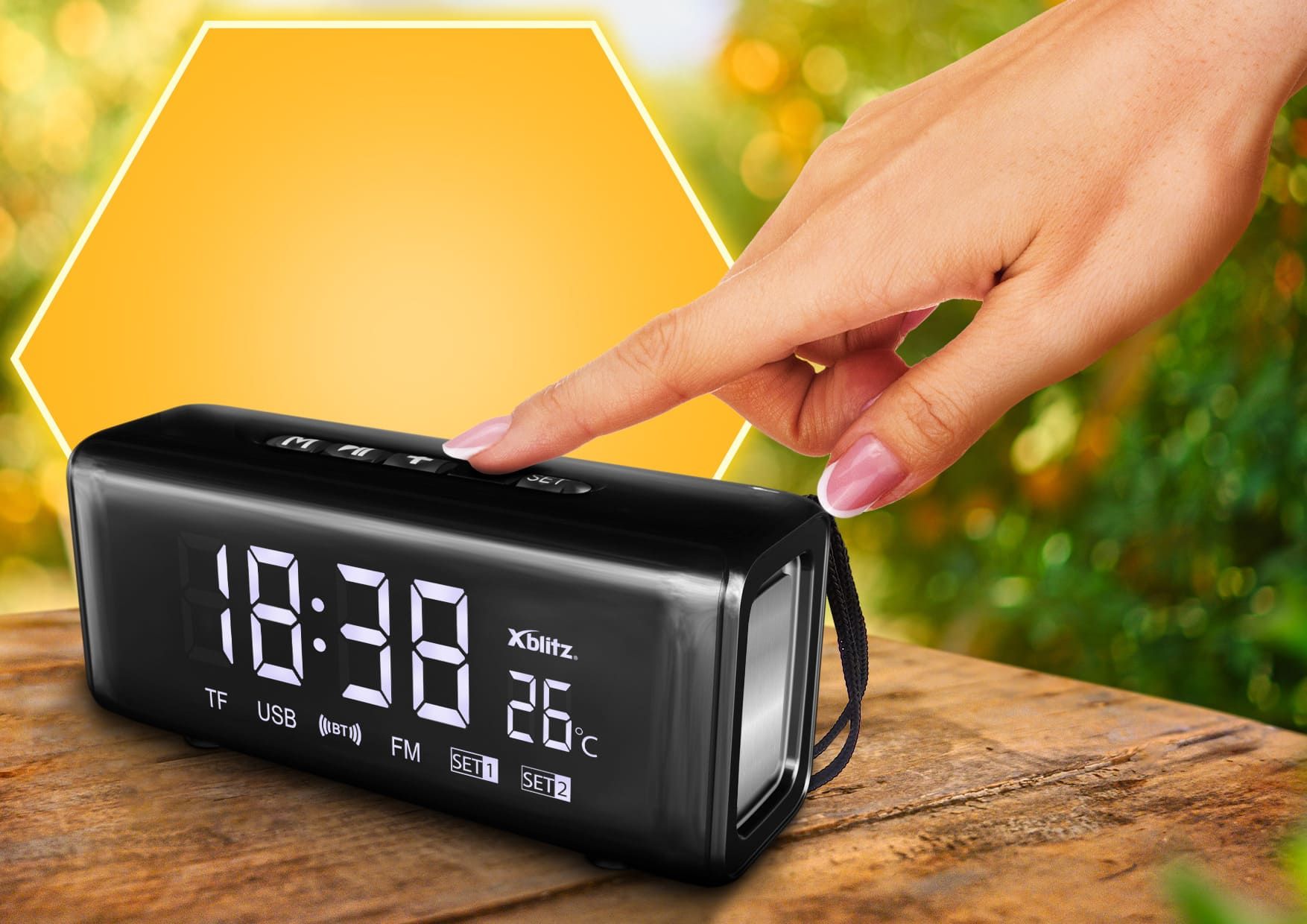 Głośnik bezprzewodowy z opcją pomiaru temperatury Xblitz Master One