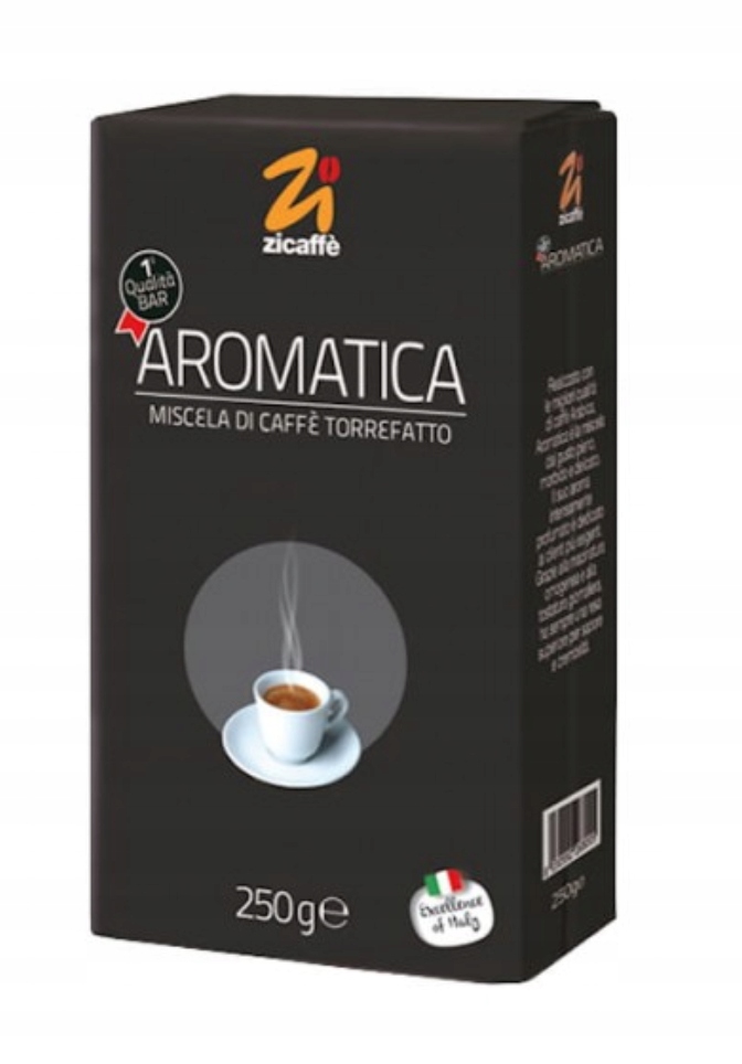Kawa mielona Aromatica 250g – Włoska jakość w każdej filiżance