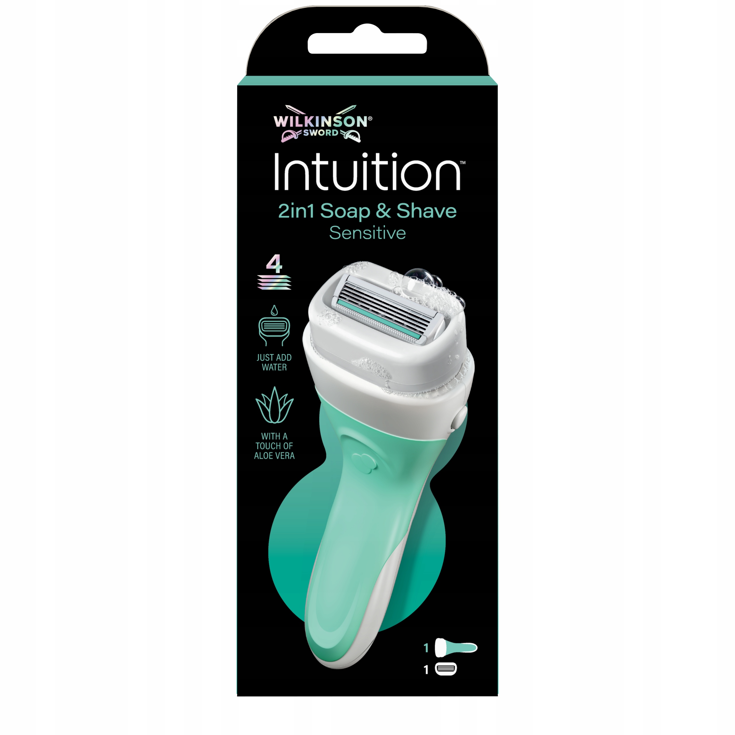 WILKINSON Sword Intuition Sensitive – Maszynka do golenia z wymiennymi ostrzami