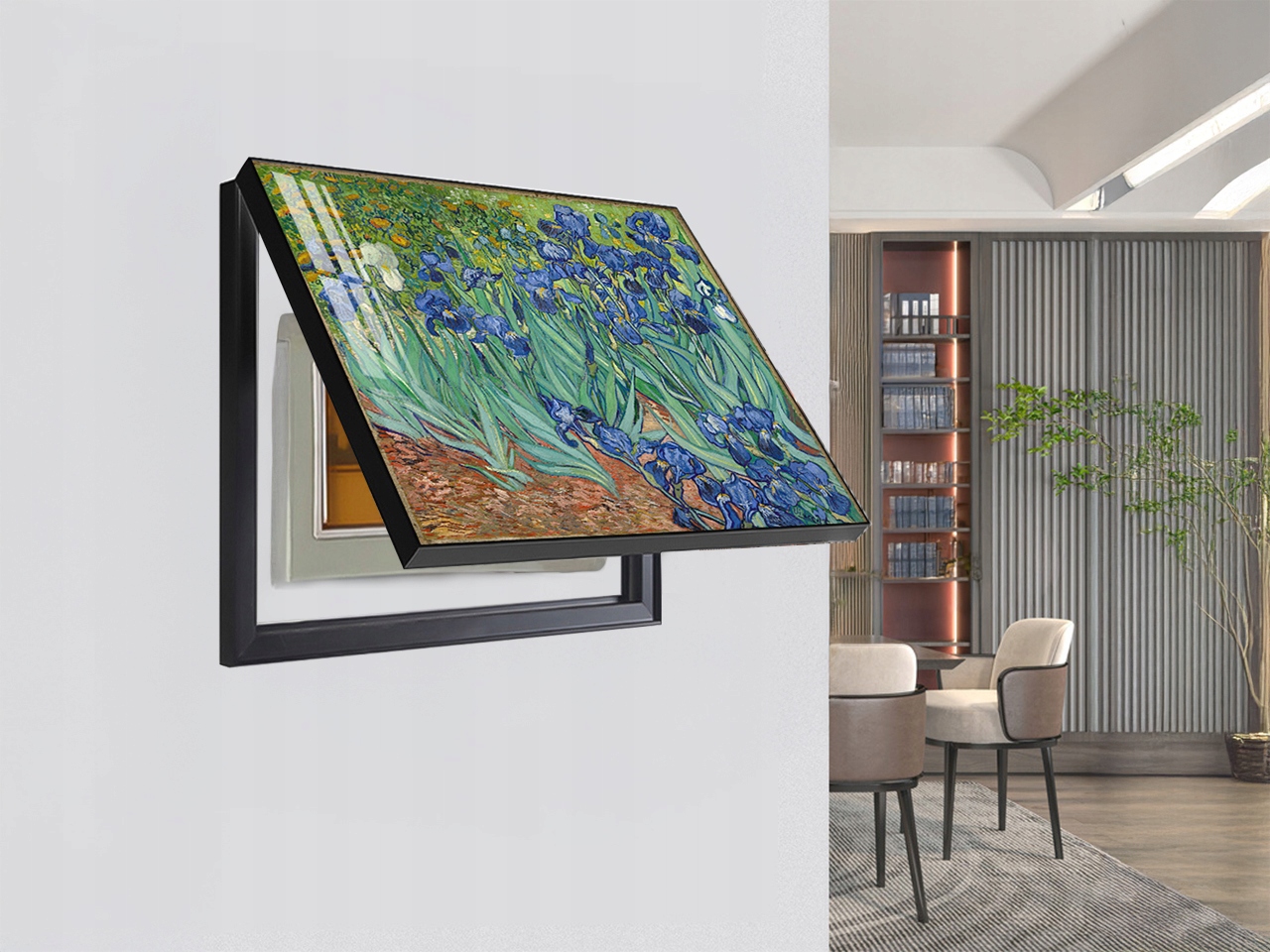 Obrazek/skrzynka maskująca, V. van Gogh, Irysy – Sztuka w Twoim wnętrzu