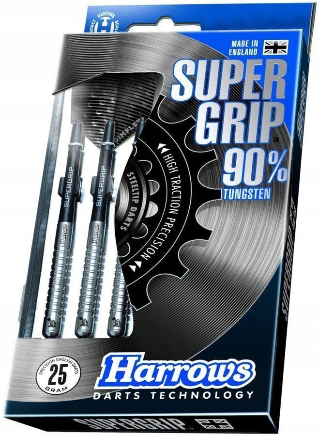 Rzutki Harrows Supergrip 90% Steeltip – Idealne dla zaawansowanych graczy