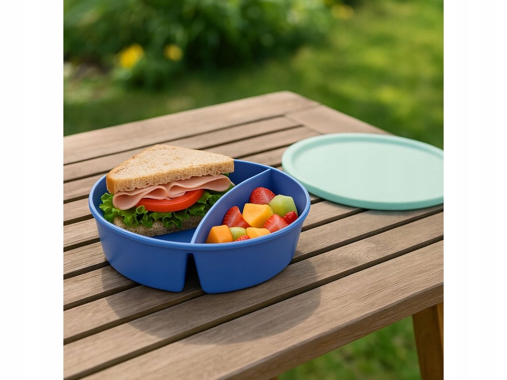 Miska z przegródką i pokrywką NORA BOX 1,1 l – Idealne rozwiązanie do transportu posiłków