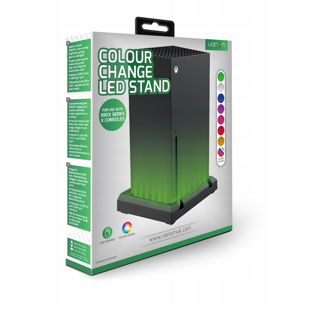 Wielokolorowe podświetlenie LED z regulacją jasności