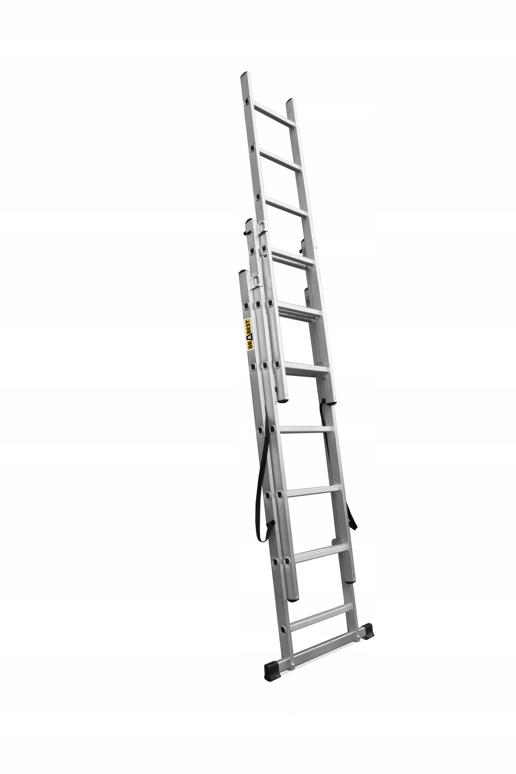 Drabina 3-elementowa Aluminiowa EASY 297 cm 6+6+6 – Idealne rozwiązanie do Twojego domu i ogrodu