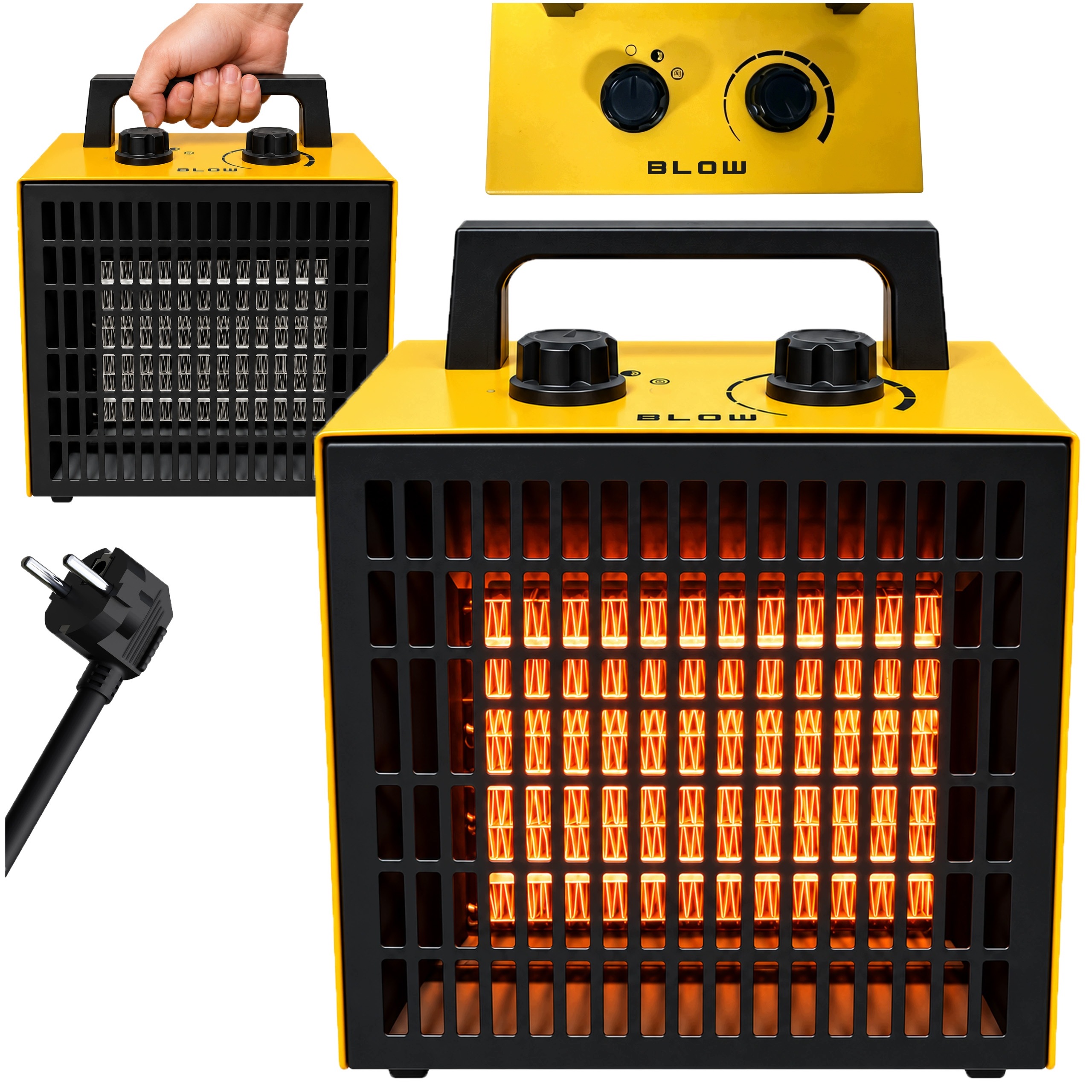 Nagrzewnica grzejnik 2000W Blow EH-02 – Idealne rozwiązanie na chłodne dni