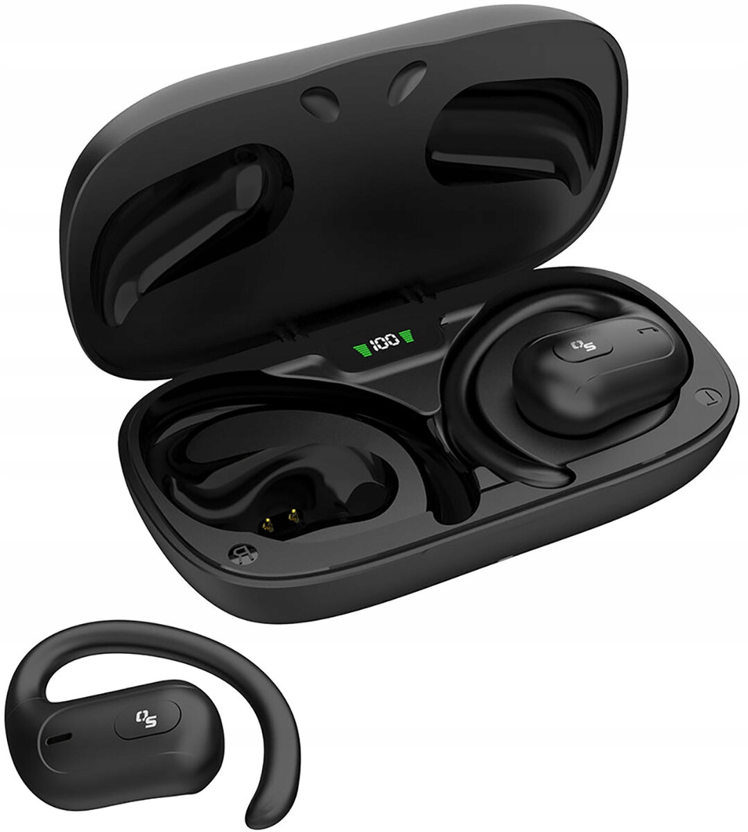 OPN Sound Aria+ – Czarny zestaw słuchawkowy True Wireless Stereo (TWS)