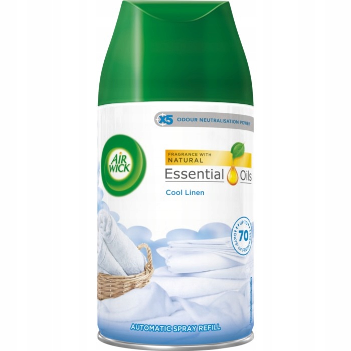 Air Wick Odświeżacz Zapas 250ml Cool Linen – Świeżość w Twoim domu