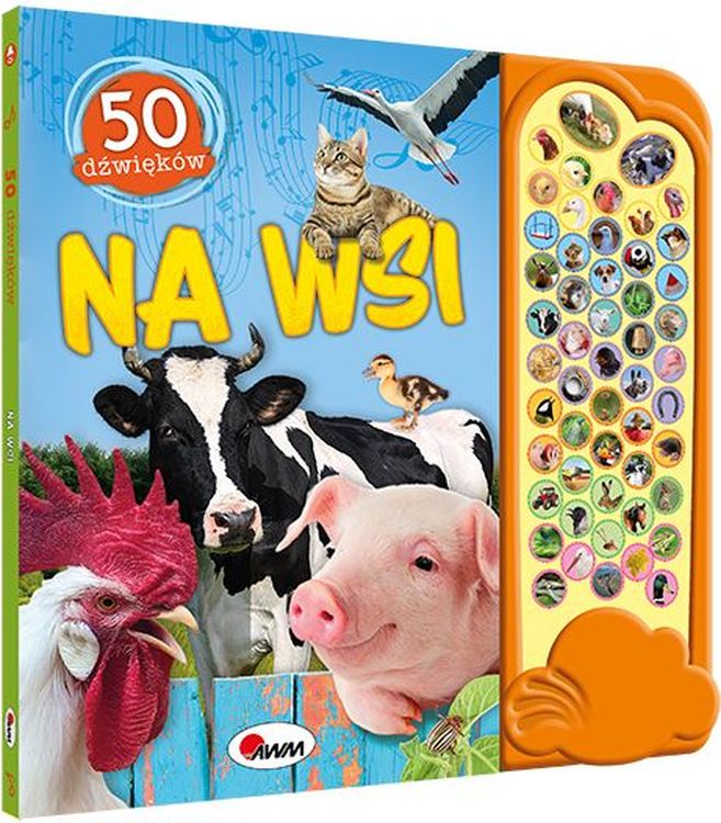 Książeczka 50 dźwięków Na wsi – Odkryj dźwięki wiejskiego życia