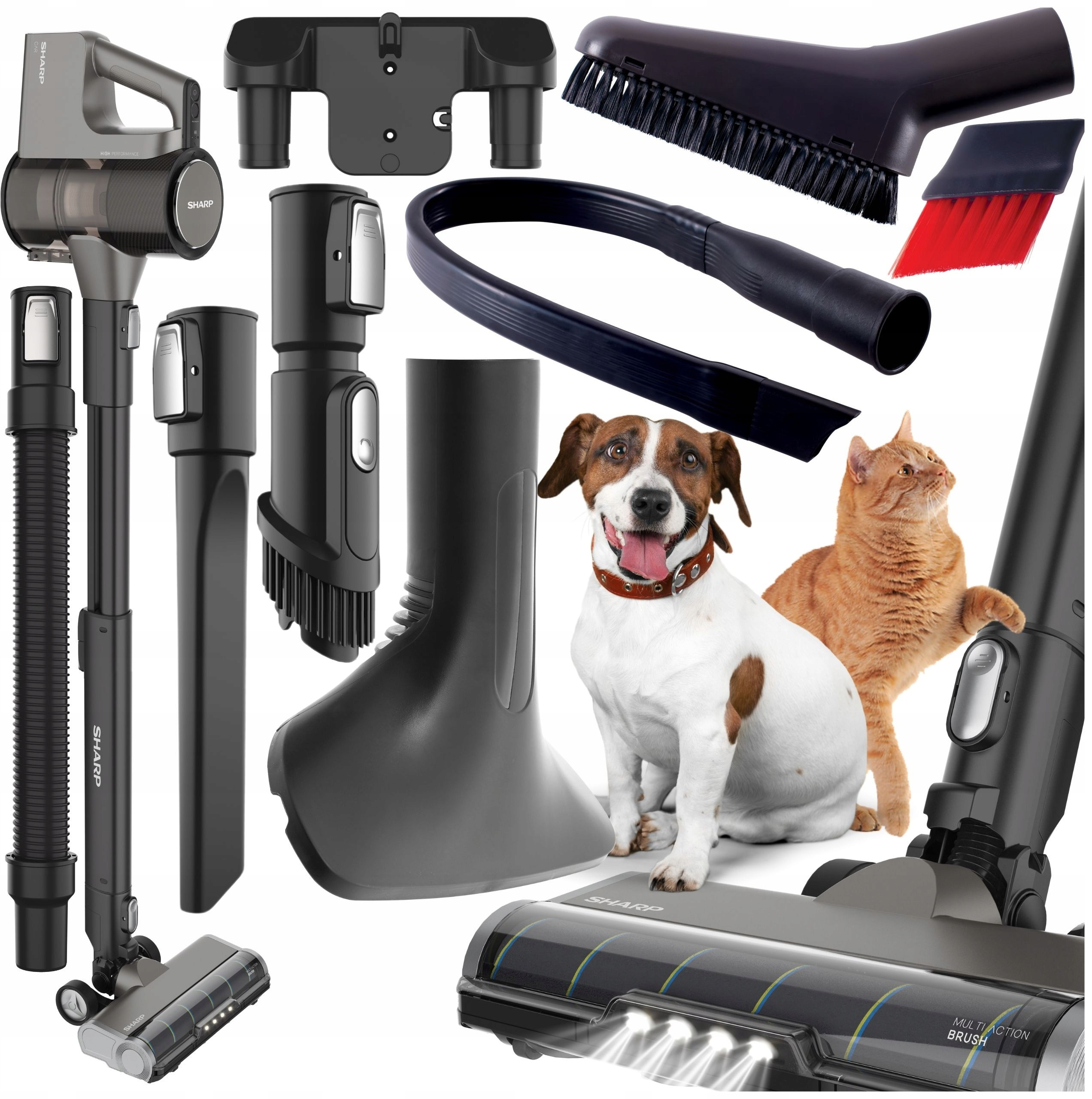 Szczotka zapobiegająca plątaniu sierści i włosów