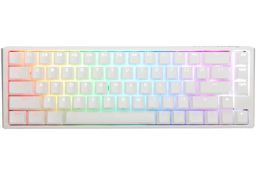 Klawiatura Ducky One 3 Classic Pure White SF – Doskonała klawiatura gamingowa