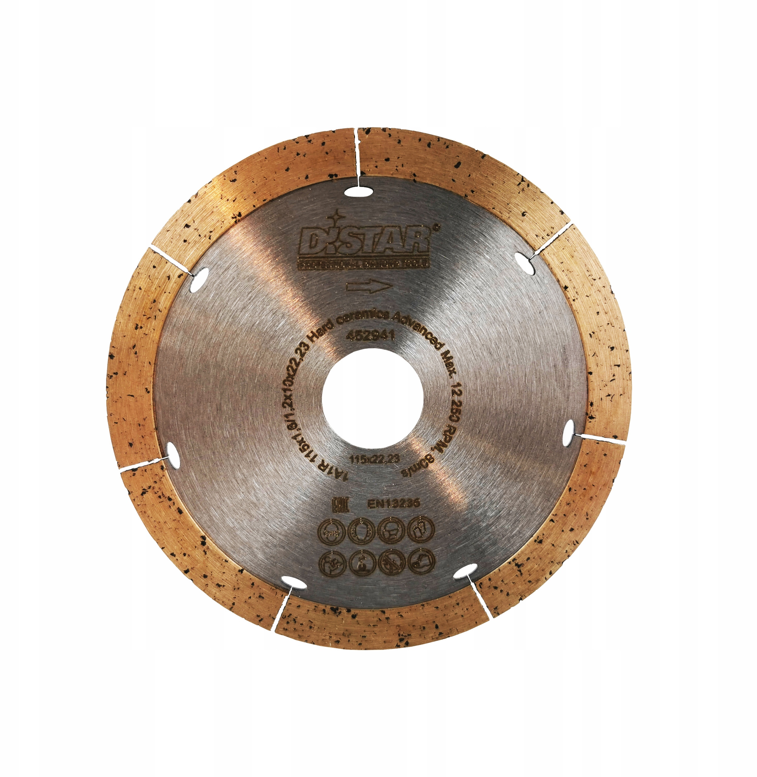 DISTAR TARCZA DIAMENTOWA HARD CERAMICS ADVANCED 115 x 1,6 x 10 x 22,23mm – Idealne narzędzie do cięcia gresu