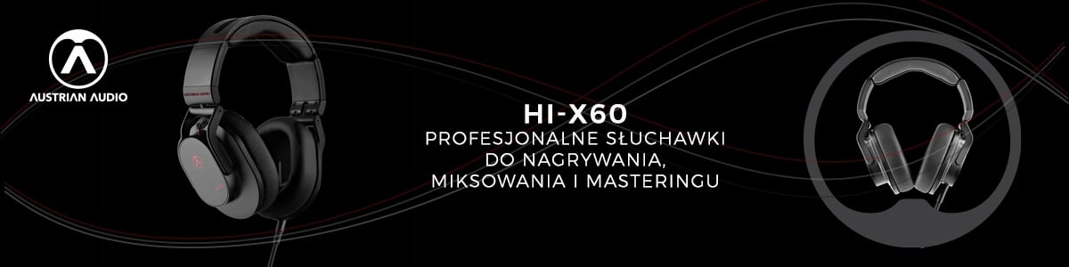 Słuchawki nauszne Austrian Audio Hi-X60 – Profesjonalna jakość dźwięku