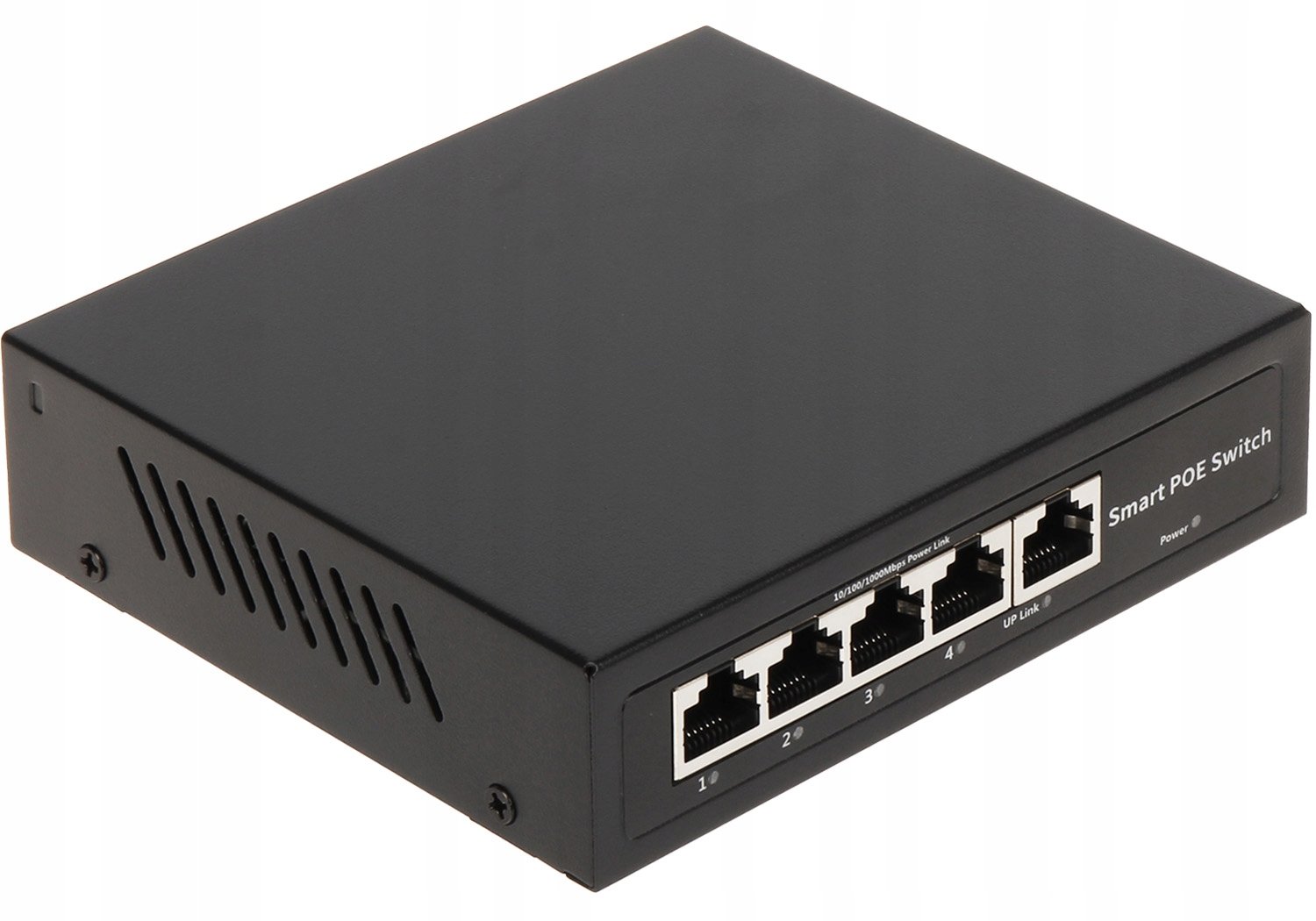 SWITCH POE GTX-C1-5-4G1G/X 4-PORTOWY – Idealne rozwiązanie dla instalacji CCTV IP