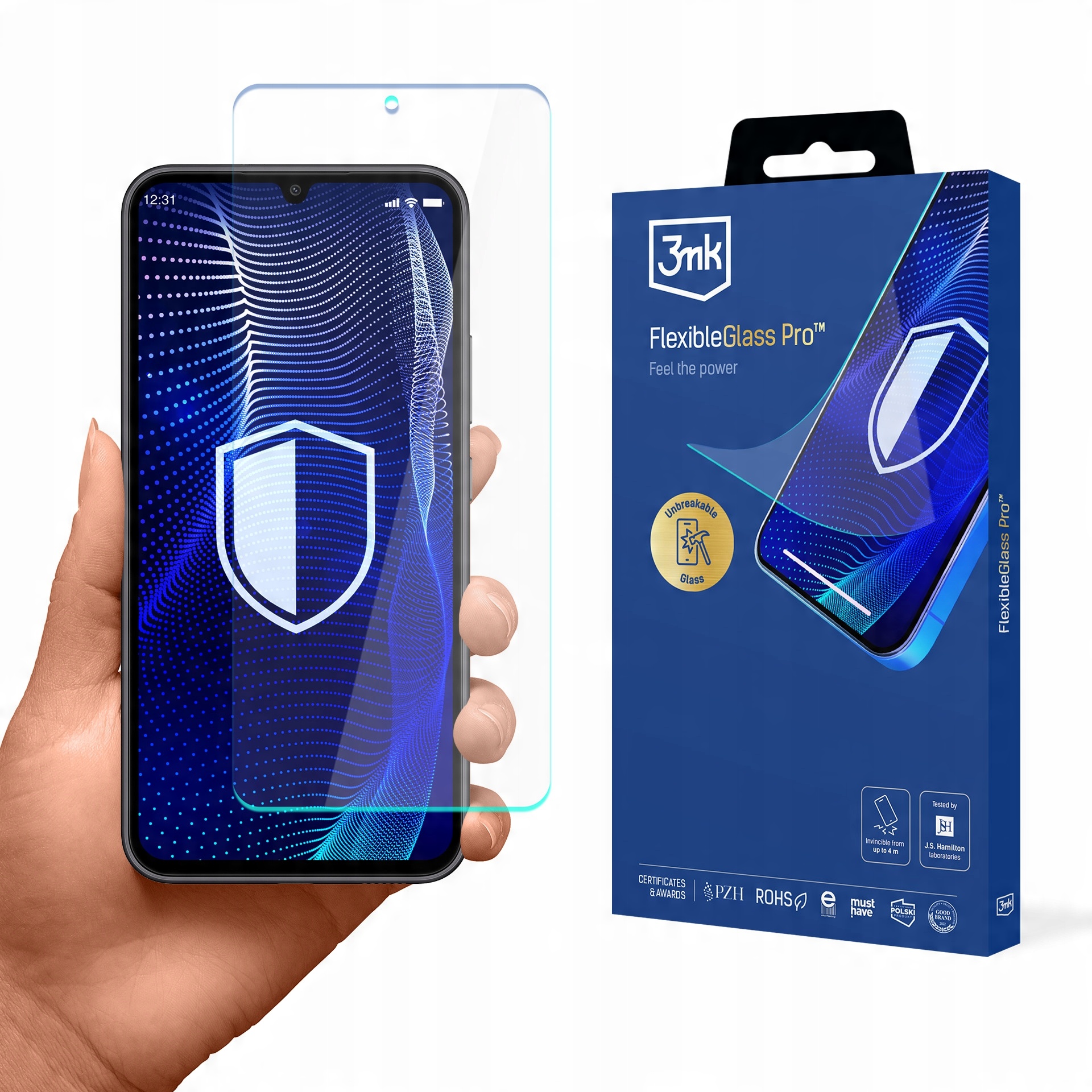 Samsung Galaxy A34 5G – Szkło hybrydowe 3mk FlexibleGlass Pro