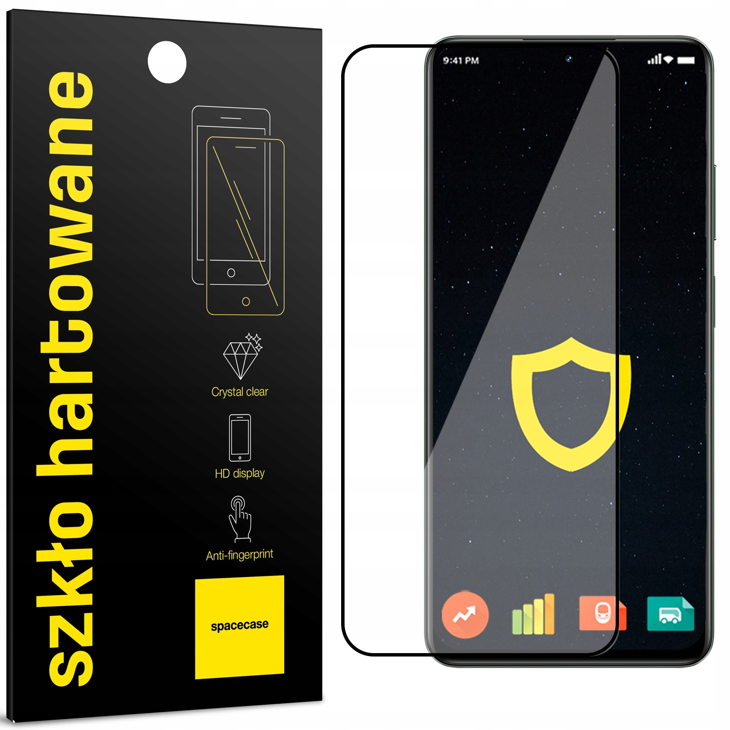 Szkło hartowane SPACECASE Glass 5D do Realme 12 5G/12X 5G – Pełna ochrona ekranu