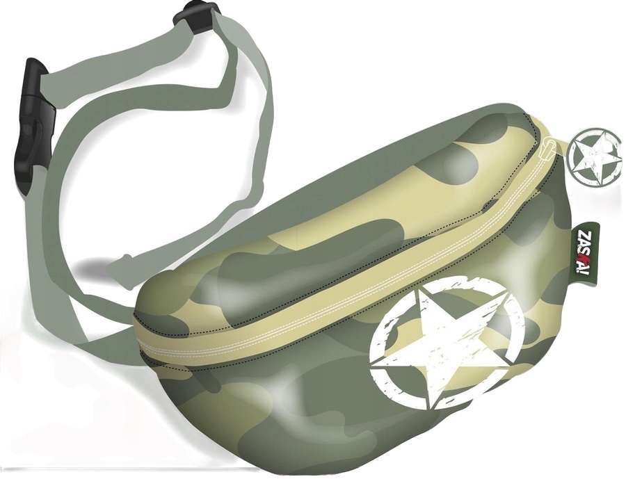 Modny design – zielony kolor w stylu moro