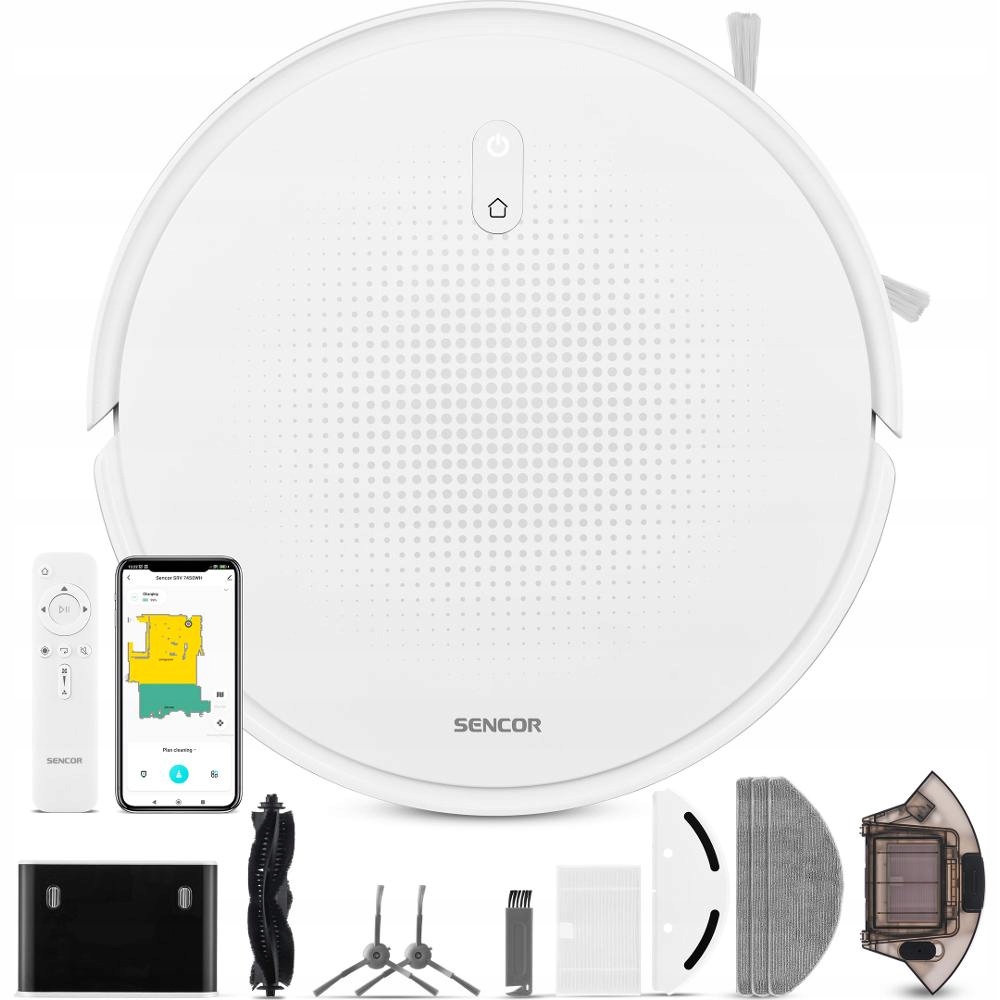 Robot sprzątający Sencor SRV 7450WH – Nowoczesne rozwiązanie dla Twojego domu