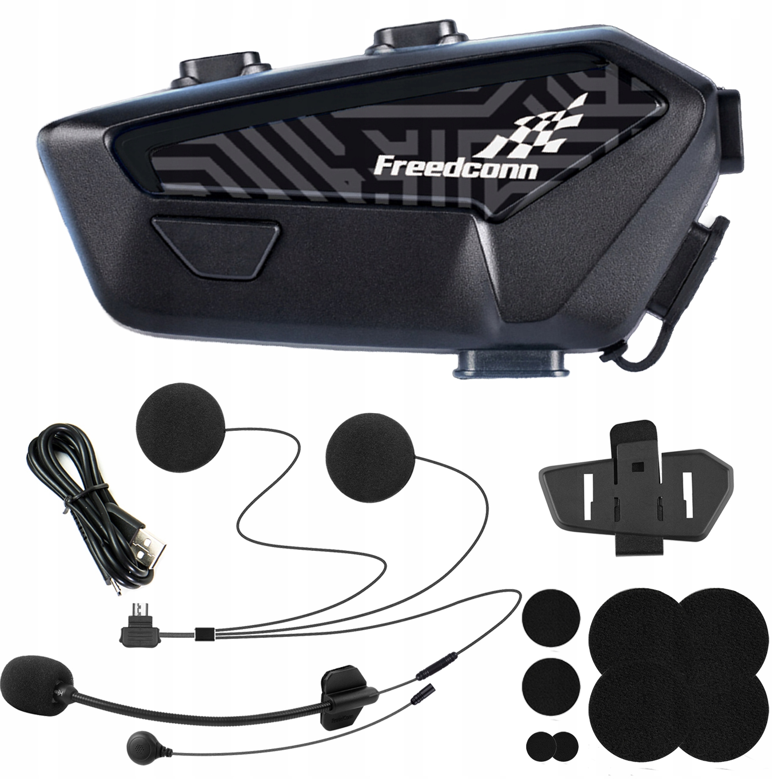 Hybrydowy zestaw słuchawkowy – Dwa mikrofony do różnych kasków