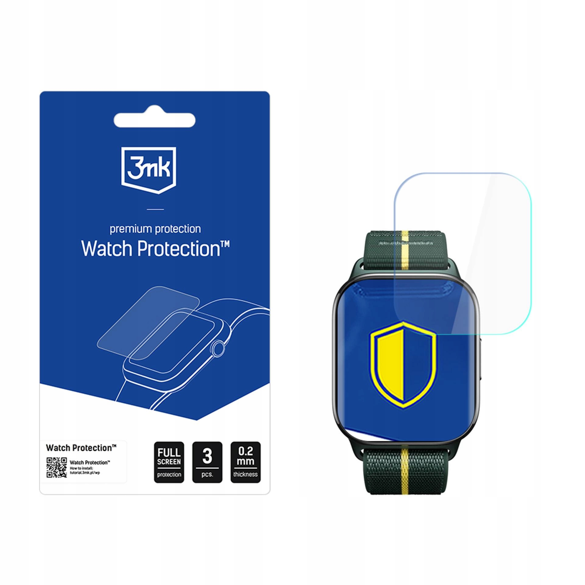 Motorola Moto Watch Fit - Ochrona ekranu z folią 3mk Watch Protection ARC