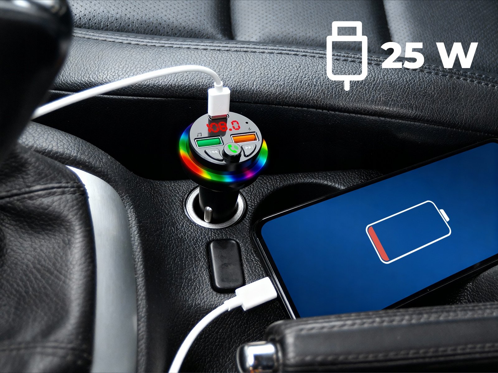 Szybkie ładowanie wielu urządzeń – Porty USB-C i USB-A