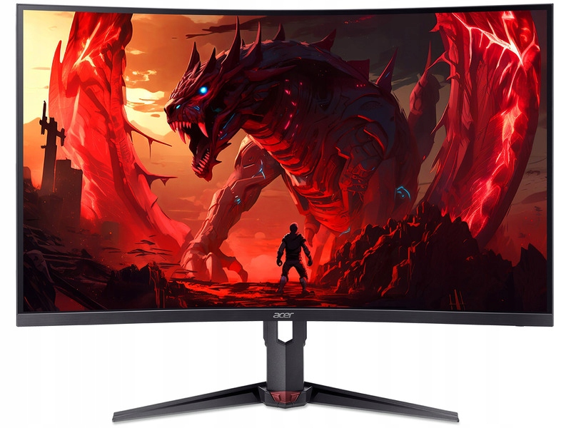 Zakrzywiony ekran o przekątnej 31.5 cala