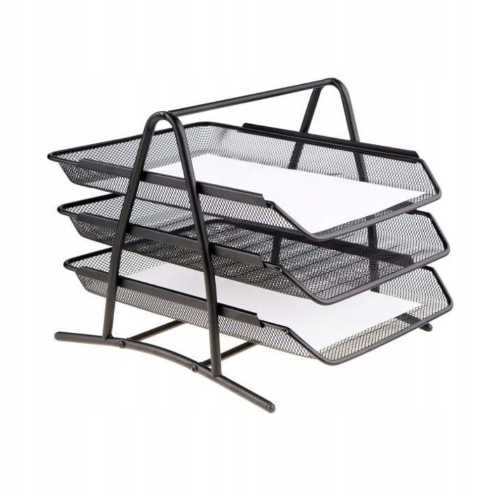 Półka na akta czarna – Elegancka organizacja dokumentów