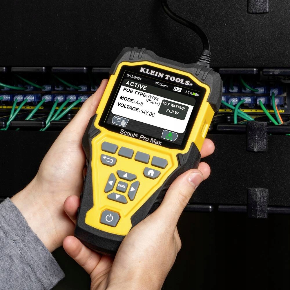 Pomiar Power over Ethernet (PoE) do 802.3bt
