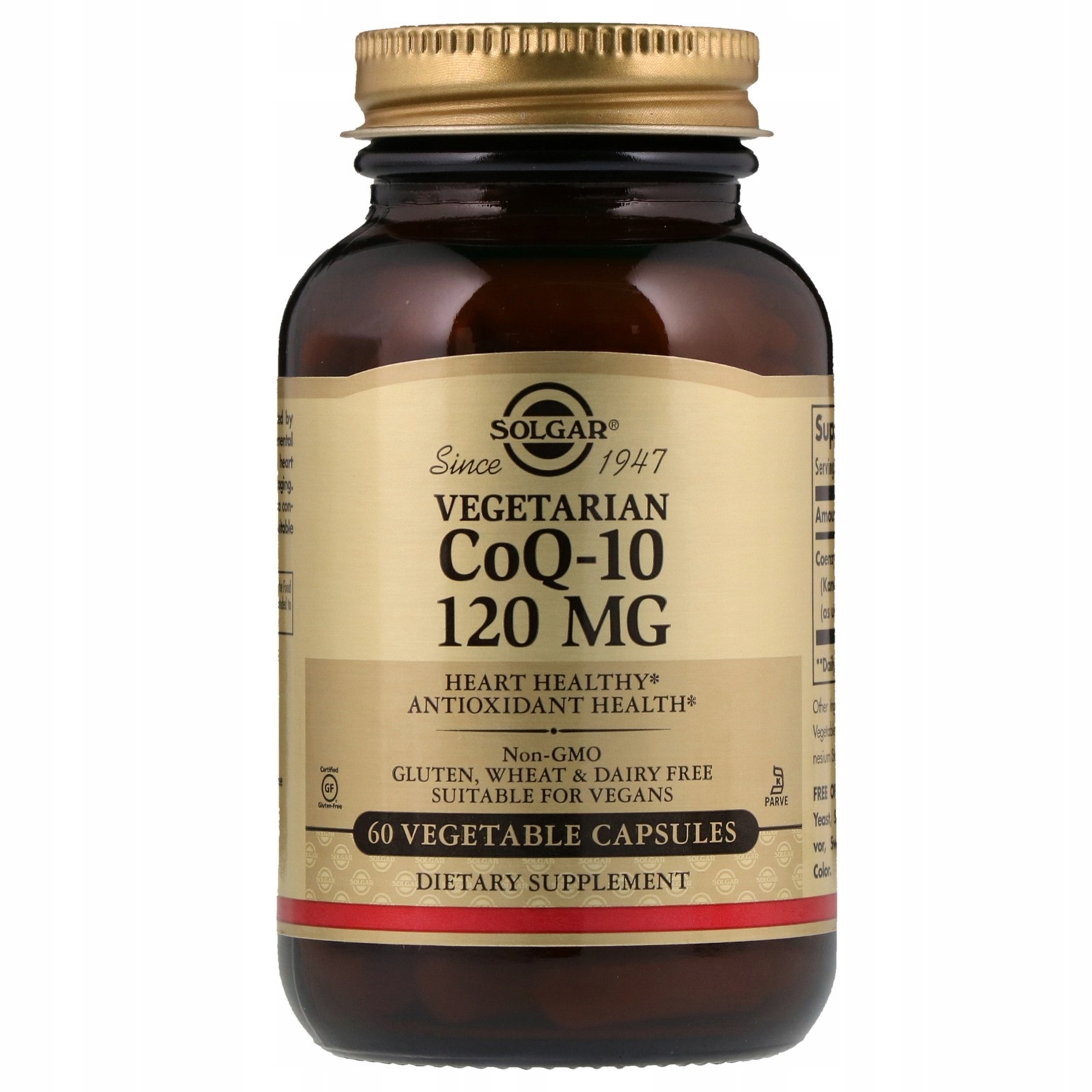 SOLGAR Vegetarian CoQ-10 120 mg – Wspieraj swoje zdrowie