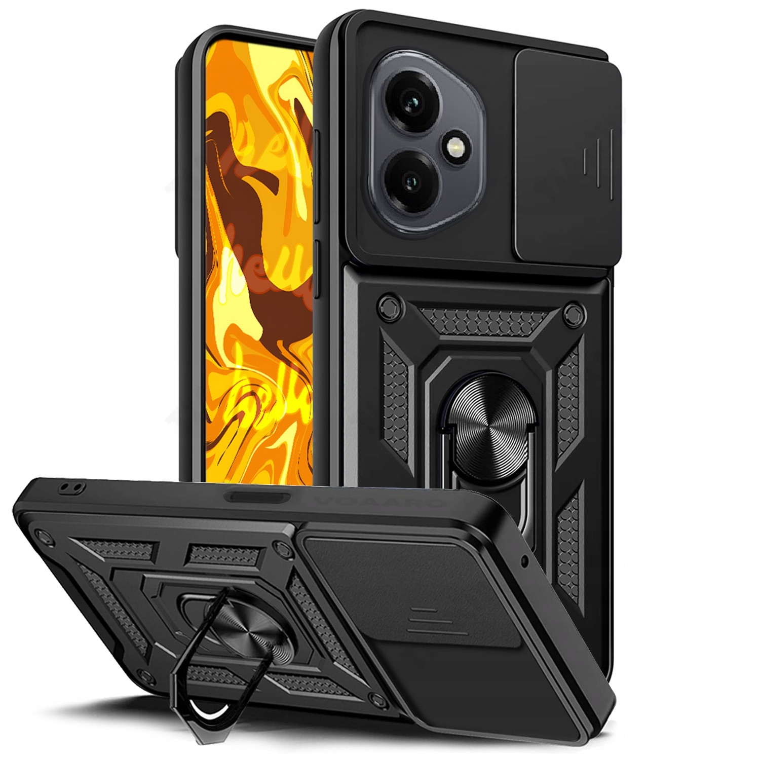 Funkcjonalność uchwytu typu ring i kompatybilność z uchwytami samochodowymi