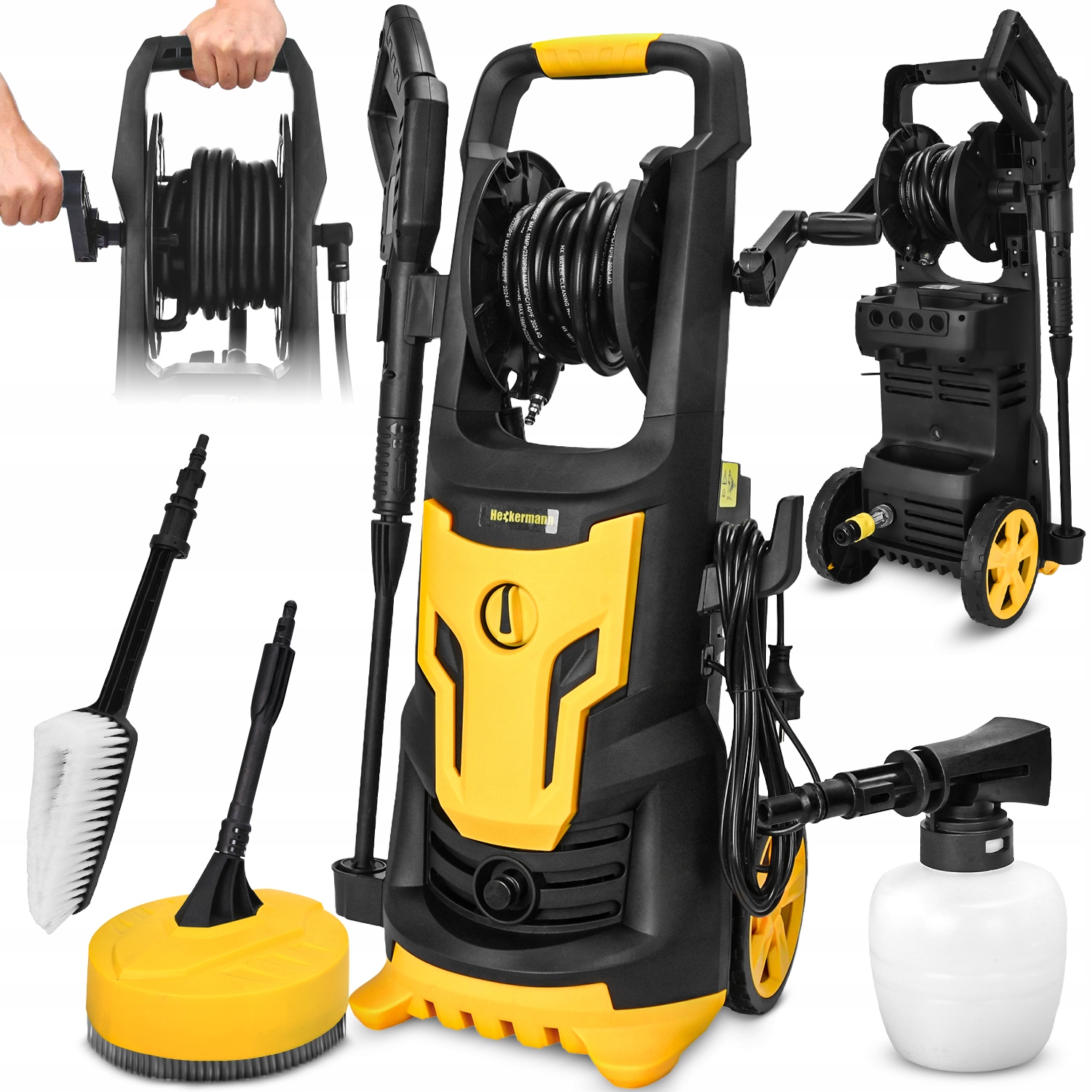 Myjka ciśnieniowa Heckermann SVMC22 – 2200W mocy, 165 barów ciśnienia i 0 kompromisów!