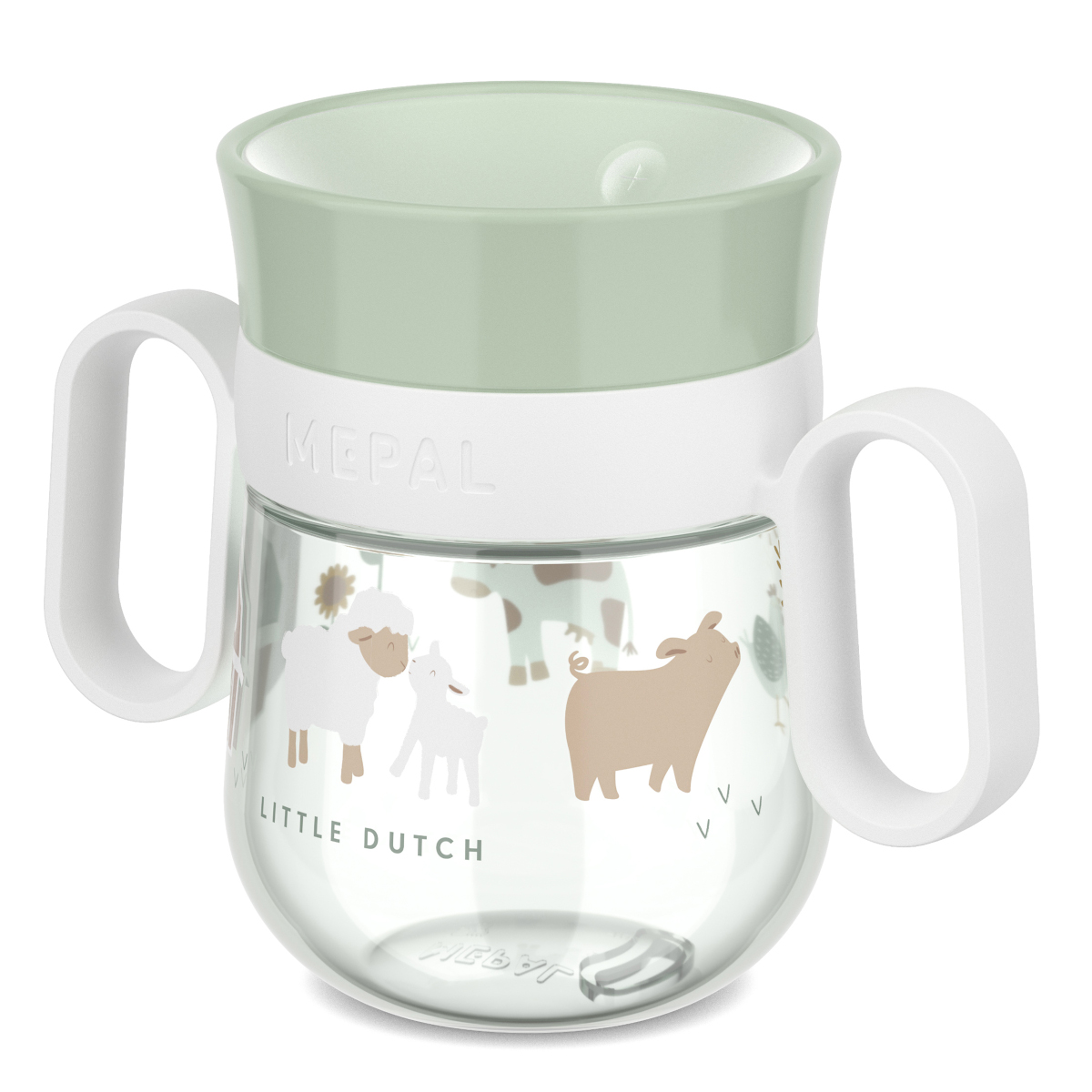 Kubek dziecięcy treningowy do nauki picia Mio 200 ml LITTLE FARM – Idealny dla małych odkrywców