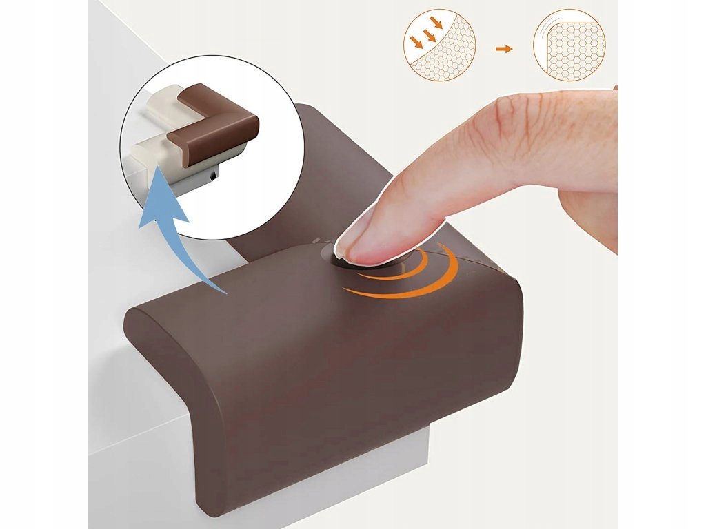 Łatwy montaż z taśmą samoprzylepną 3M