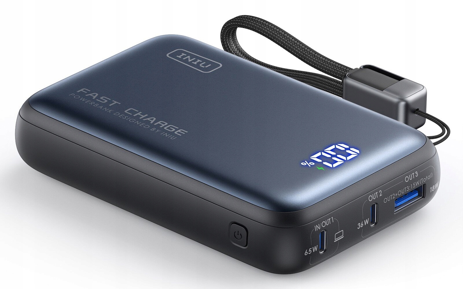 Wiele portów – 2x USB-C i 1x USB-A
