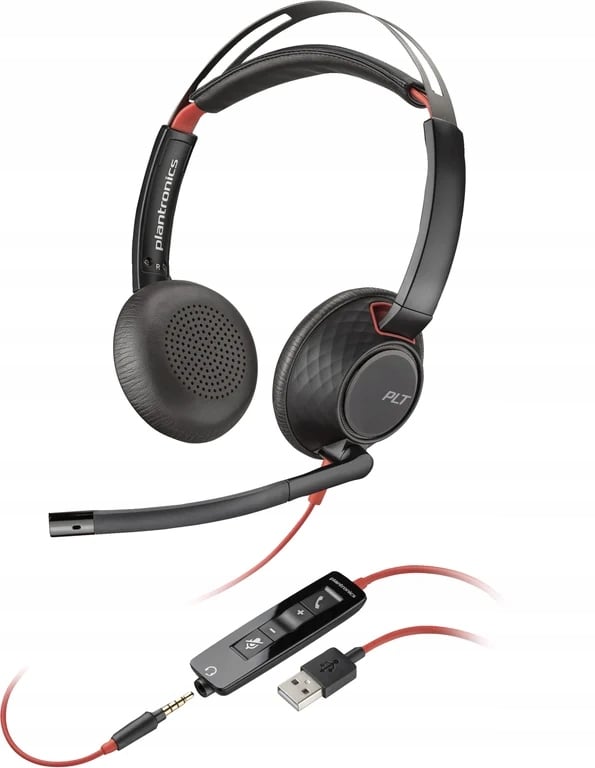 Poly Blackwire 5220 – Ergonomiczny zestaw słuchawkowy USB-A