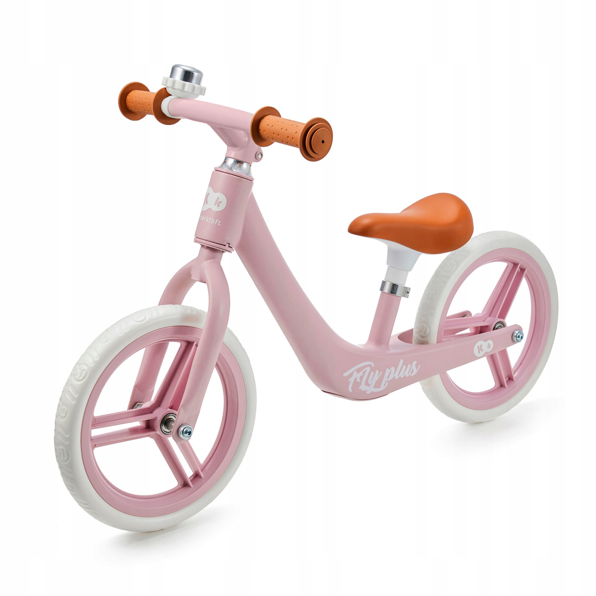Kinderkraft Fly Plus Powder Pink – Idealny rowerek biegowy dla Twojego dziecka