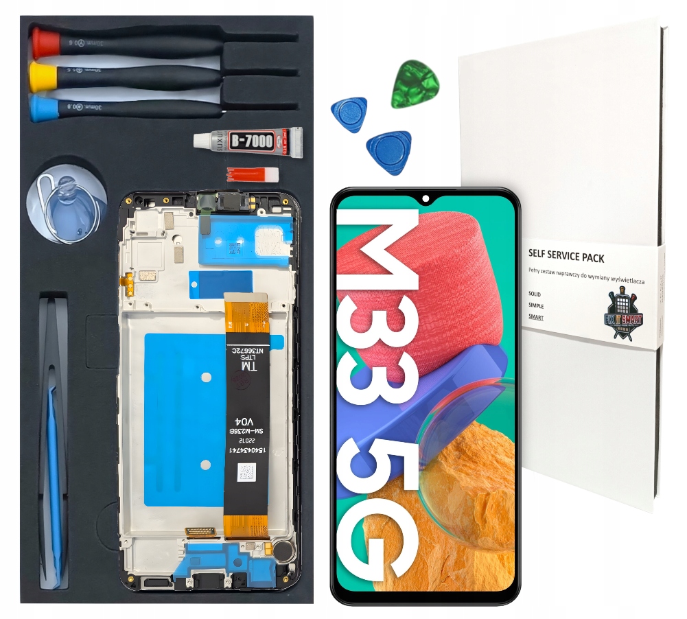 WYŚWIETLACZ LCD DO SAMSUNG GALAXY M33 – Oryginalny zestaw do wymiany ekranu