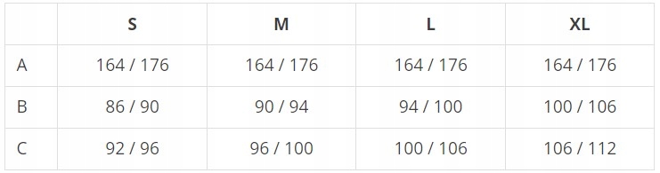 Specyfikacja techniczna stanika sportowego Gatta Active – Rozmiar, skład i właściwości
