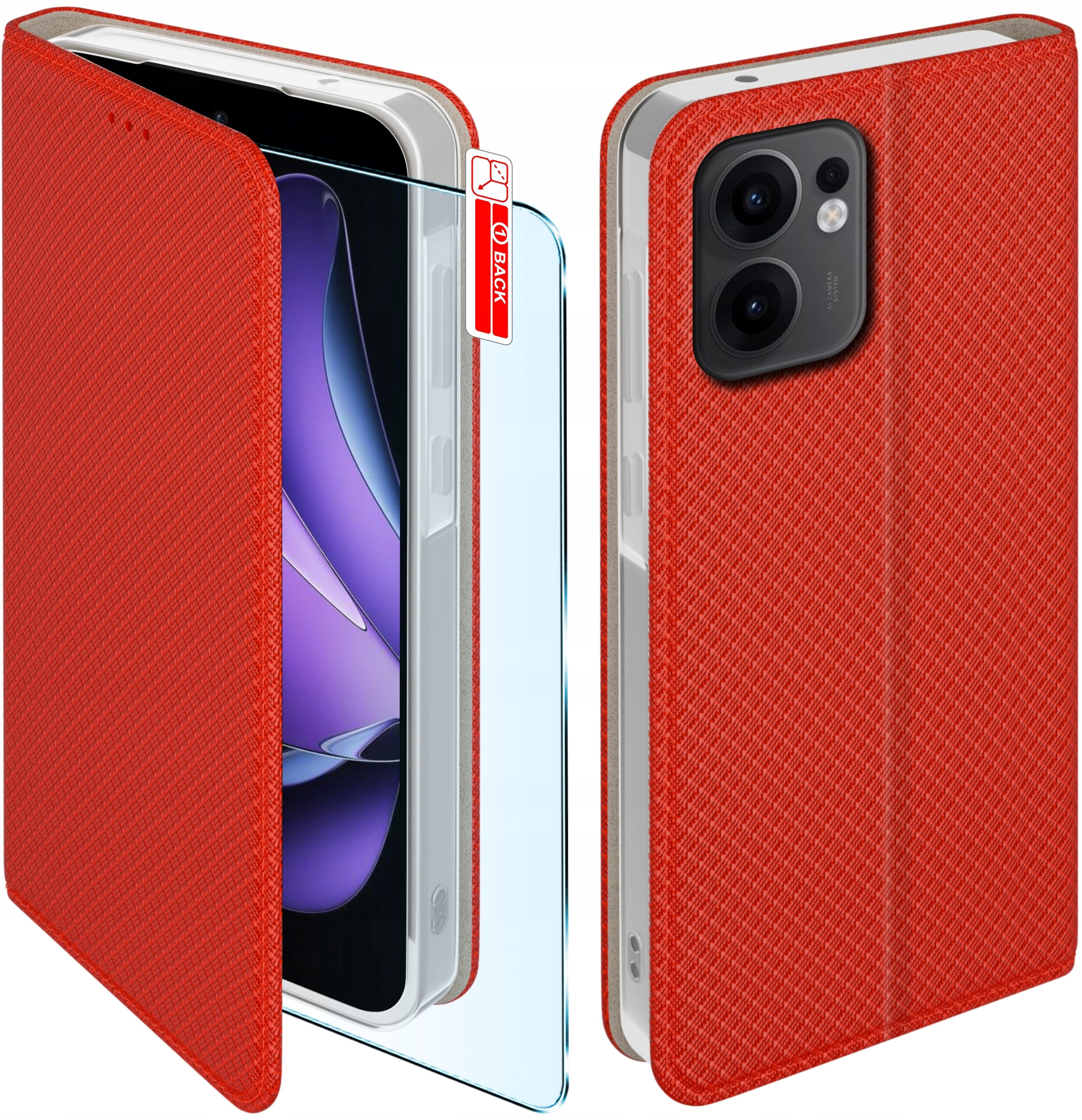 Etui z klapką do Oppo Reno 13 FS 5G – Styl i ochrona w jednym