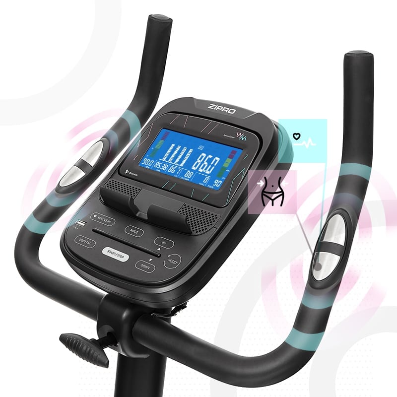 Rower magnetyczny Flame WM Zipro pomiar pulsu