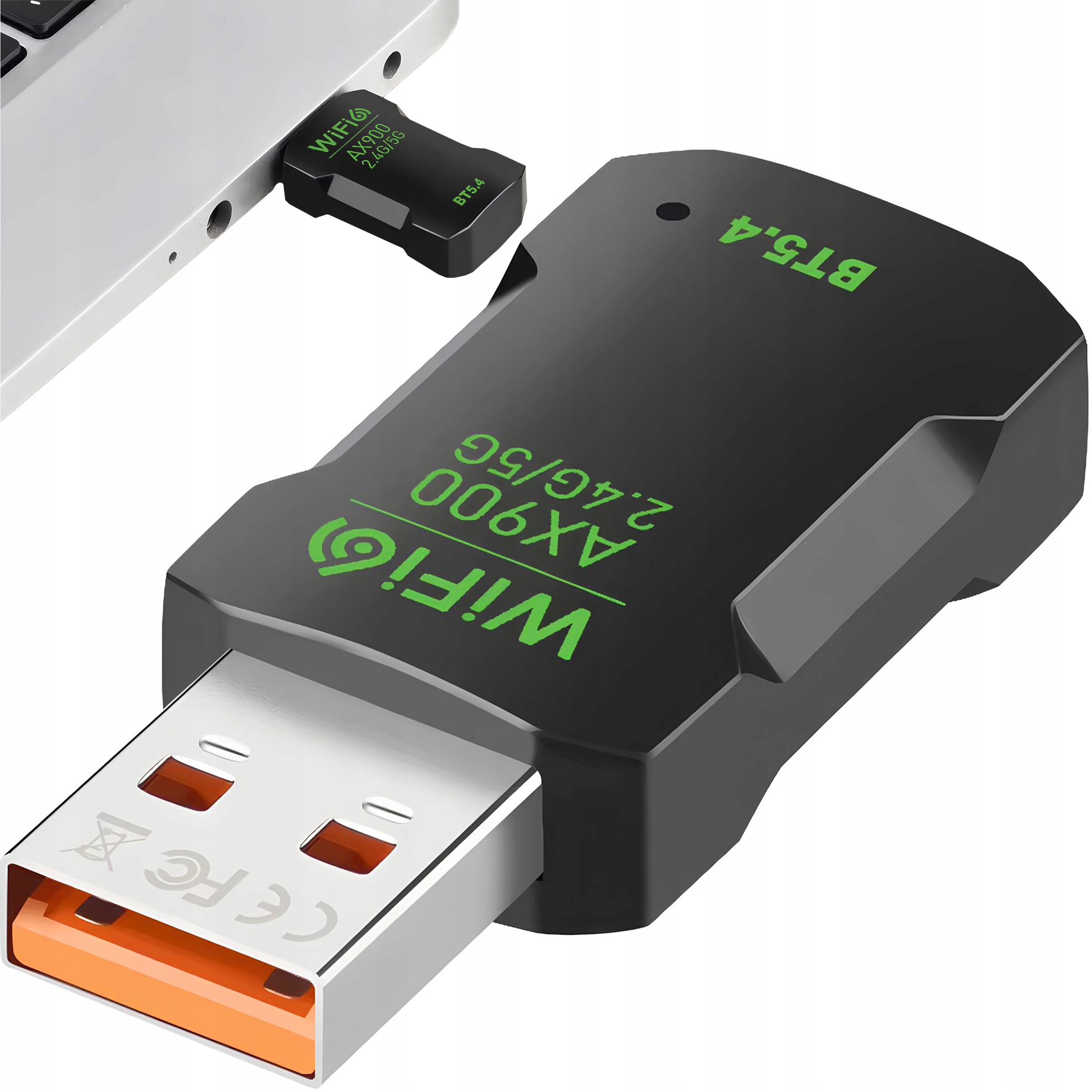 KARTA SIECIOWA ADAPTER BLUETOOTH 5.4 WiFi 6 BT USB 900 MBPS WPA3 ODBIORNIK – Szybka i stabilna łączność