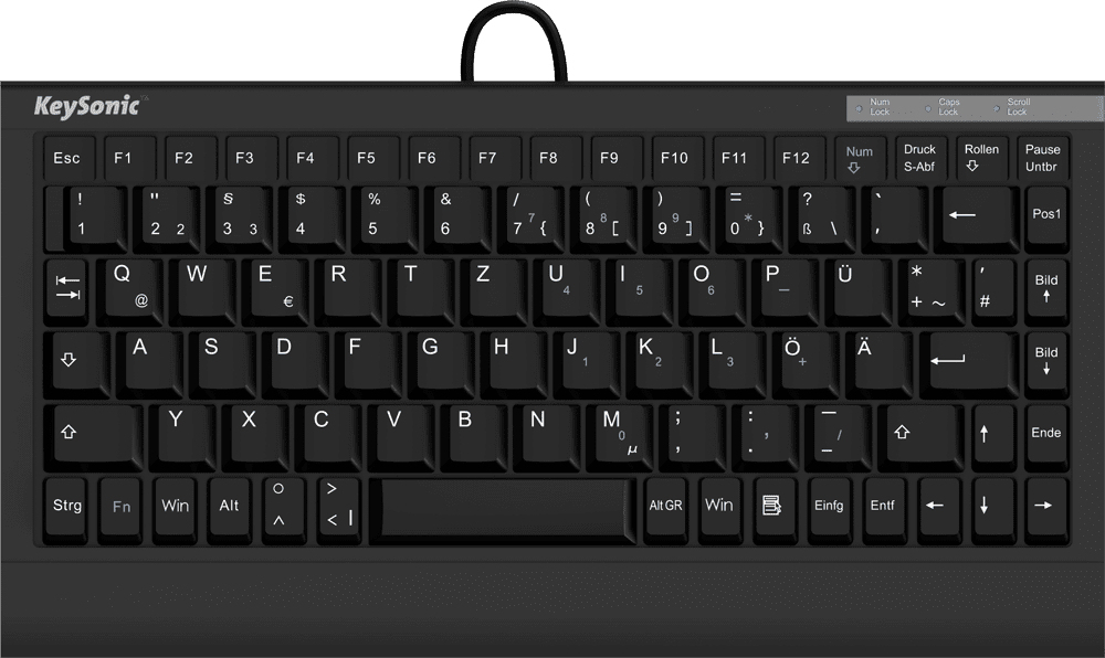 Klawiatura membranowa QWERTY – Cicha i komfortowa praca