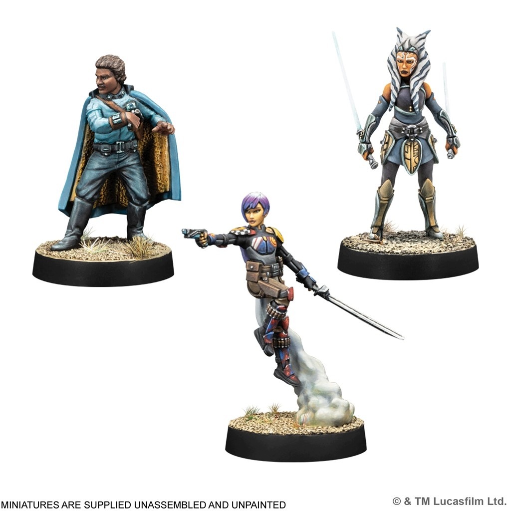 Legendarne postacie Rebelii – Ahsoka Tano, Lando Calrissian i Sabine Wren