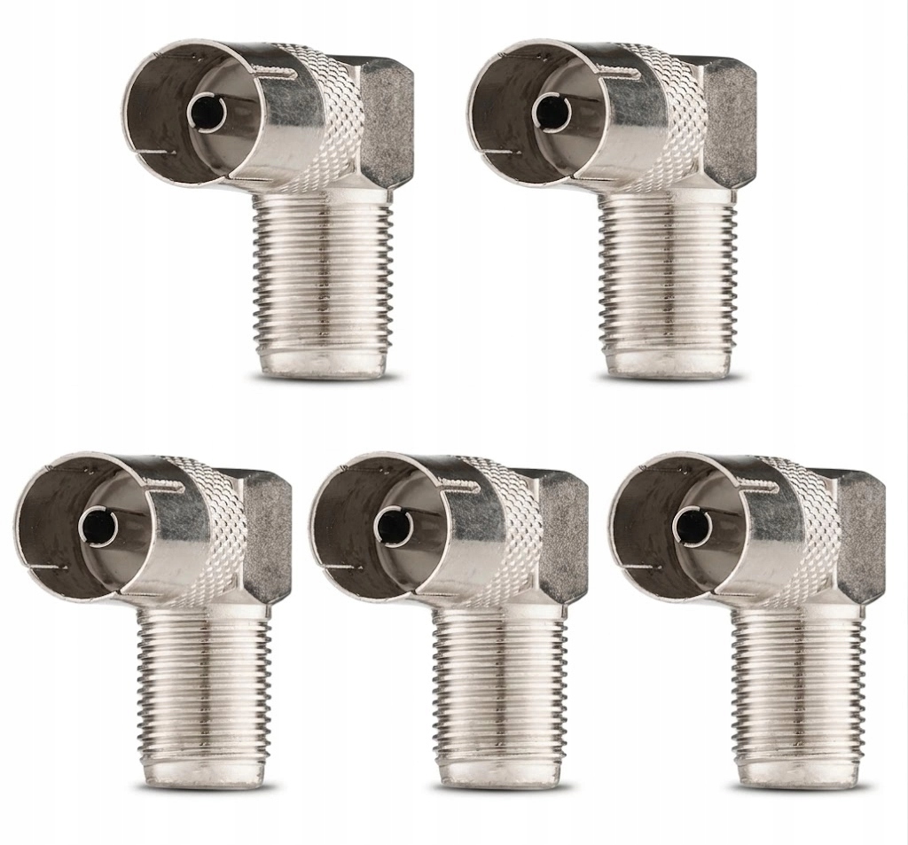Zestaw 5x Wtyk Antenowy RF Żeński Kątowy 6,8mm CONOTECH NS-125 – Idealne rozwiązanie do Twojego domu