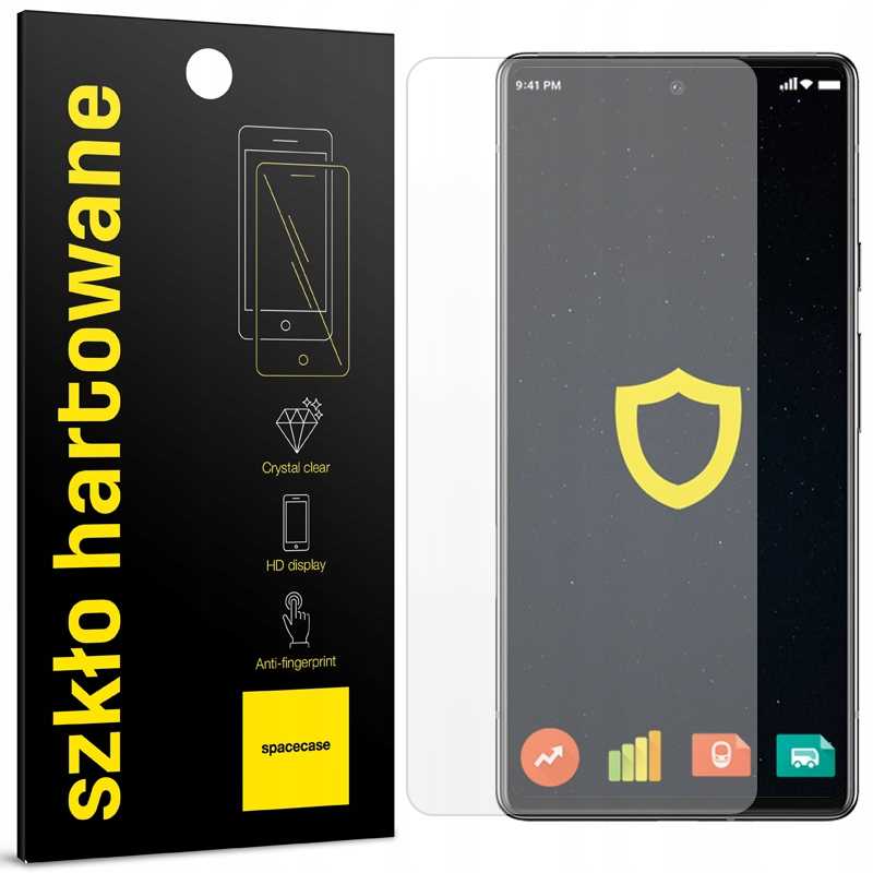Szkło hartowane SPACECASE Glass 2.5D do Google Pixel 6A – Doskonała ochrona ekranu
