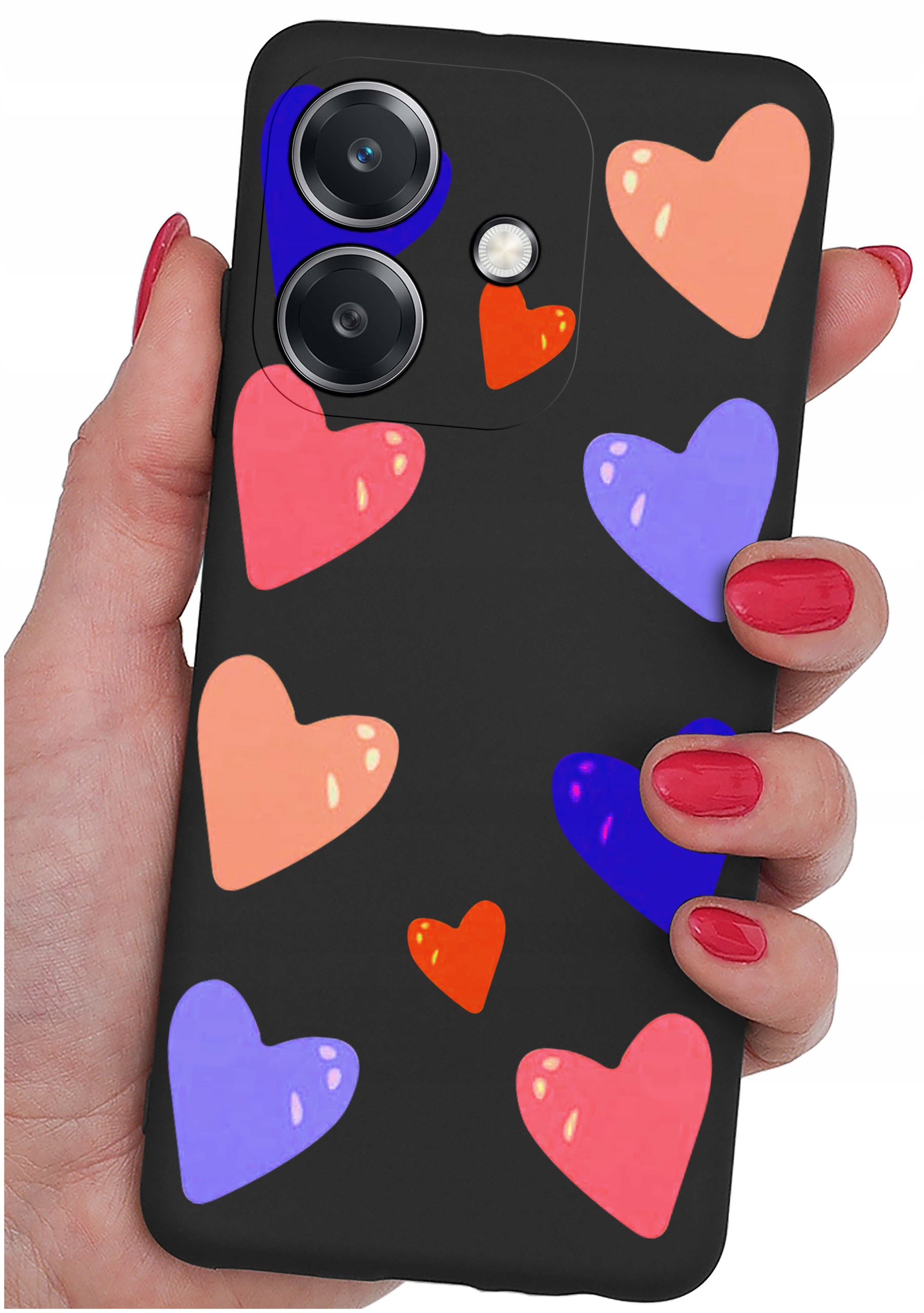 Etui do Oppo A40 | A40M | WZORY | SILIKONOWE MATT SZKŁO 9H – Ochrona i styl w jednym