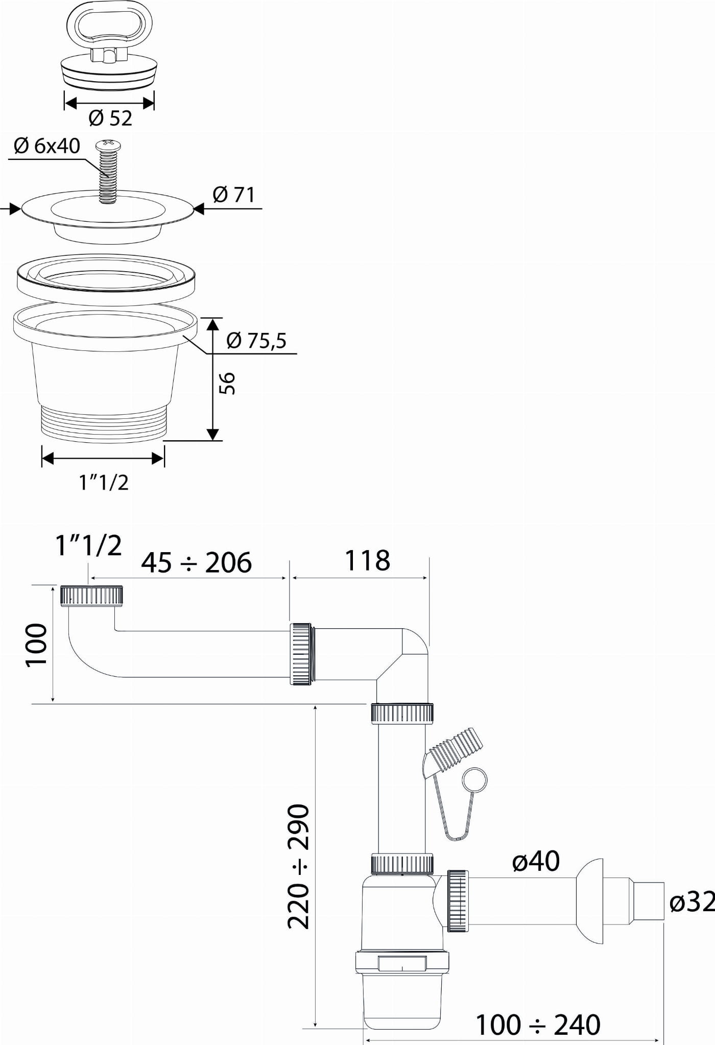 Waga i średnica odpływu – praktyczne parametry