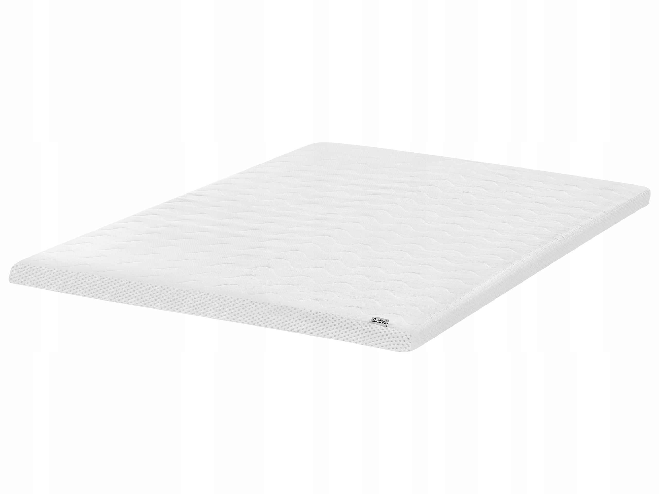 Materac nawierzchniowy topper żelowy piankowy 180 x 200 cm FROSTY – Komfortowy sen przez cały rok